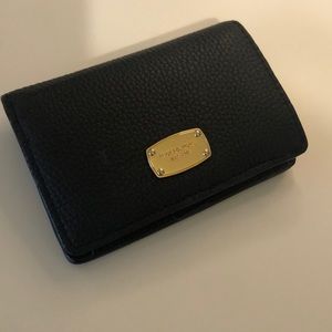 Black leather billfold Michael Kors Wallet